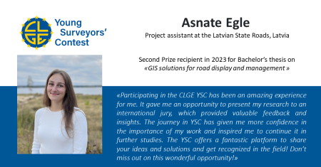 Our third Ambassador endorses the CLGE Young Surveyors’ Contest 2024