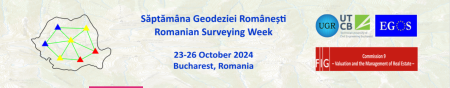 5th Romanian Surveying Week, Bucharest (RO), 23 – 26 October 2024